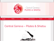 Tablet Screenshot of centralgenevapilates.com